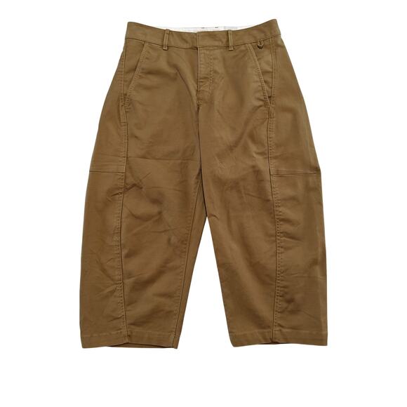 Anthropologie Pants - Anthropologie Maeve Curved Cropped Chino Barrel Pants US